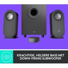 Logitech Z407 2.1 Channel Speaker System - Premium Sound in Stylish Gray